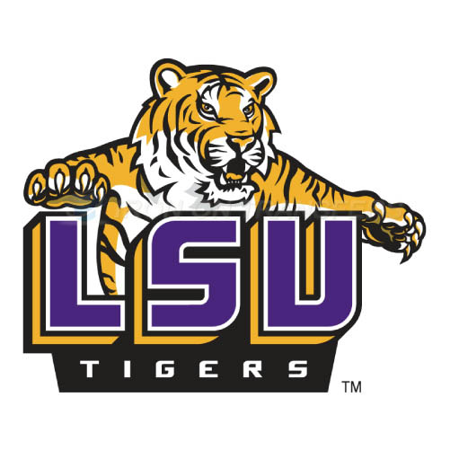 LSU Tigers Logo T-shirts Iron On Transfers N4926 - Click Image to Close